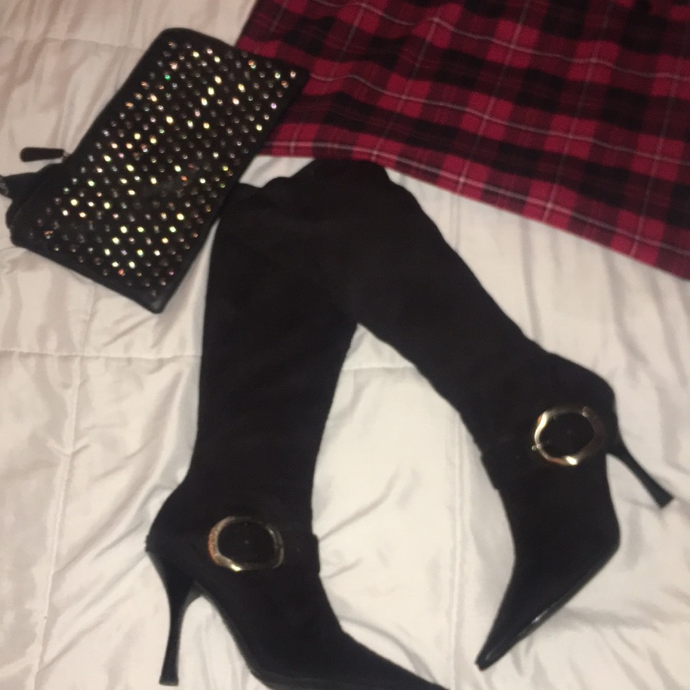 BCBG Suede Boots Size 9